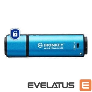 USB atmintinė Kingston  MEMORY DRIVE FLASH USB-C 128GB/IKVP50C/128GB 