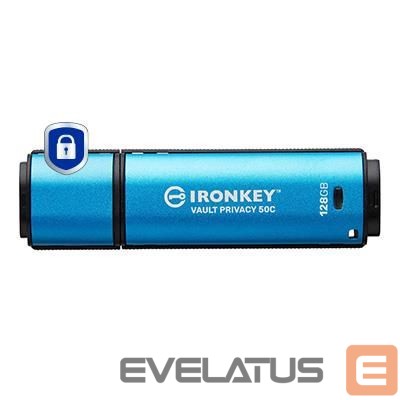 USB atmintinė Kingston MEMORY DRIVE FLASH USB-C 128GB/IKVP50C/128GB