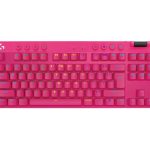 Kompiuterio klaviatūra Logitech  KEYBOARD WRL PRO X TKL/PINK 920-012159 