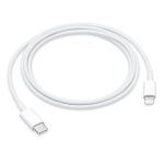 Kabelis Apple  Apple cable USB-C - Lightning 1m white (MUQ93ZM/A) 