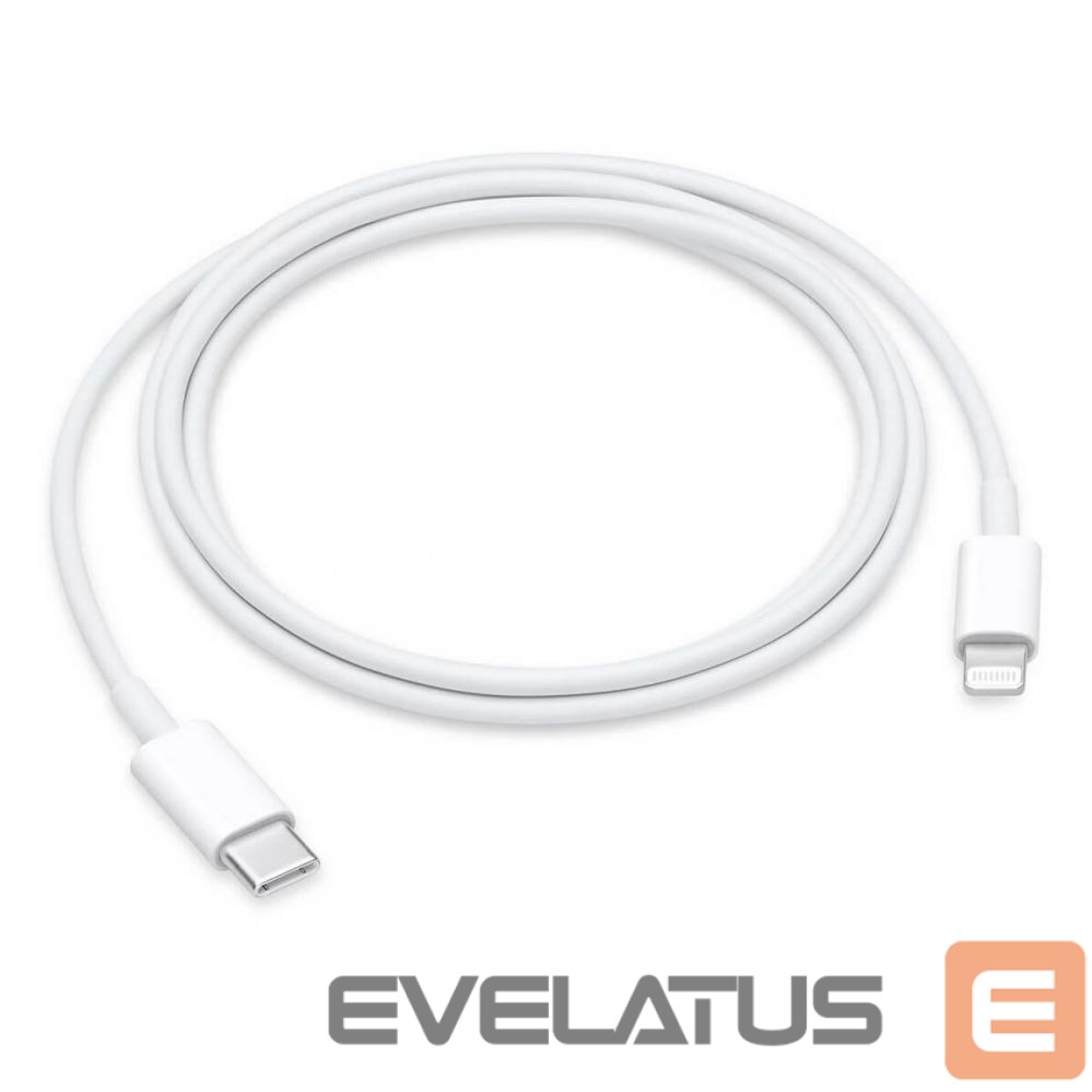 Kabelis Apple Apple cable USB-C - Lightning 1m white (MUQ93ZM/A)