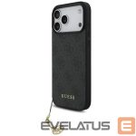 Kitos prekės Guess  Guess 4G Charms Collection MagSafe case for iPhone 17 Pro Max - black 
