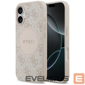 Kitos prekės Guess  Guess 4G Circle Classic Logo MagSafe Case for iPhone 17 - Pink 