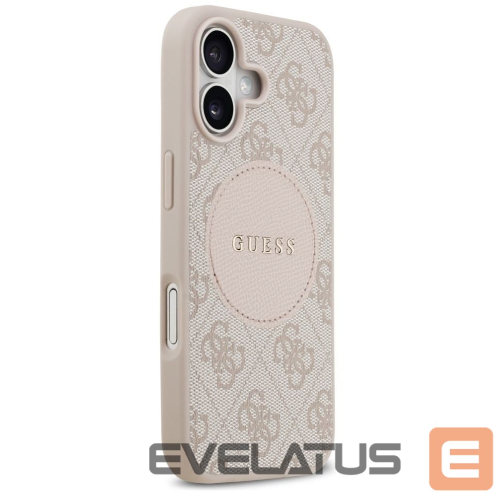 Kitos prekės Guess Guess 4G Circle Classic Logo MagSafe Case for iPhone 17 - Pink