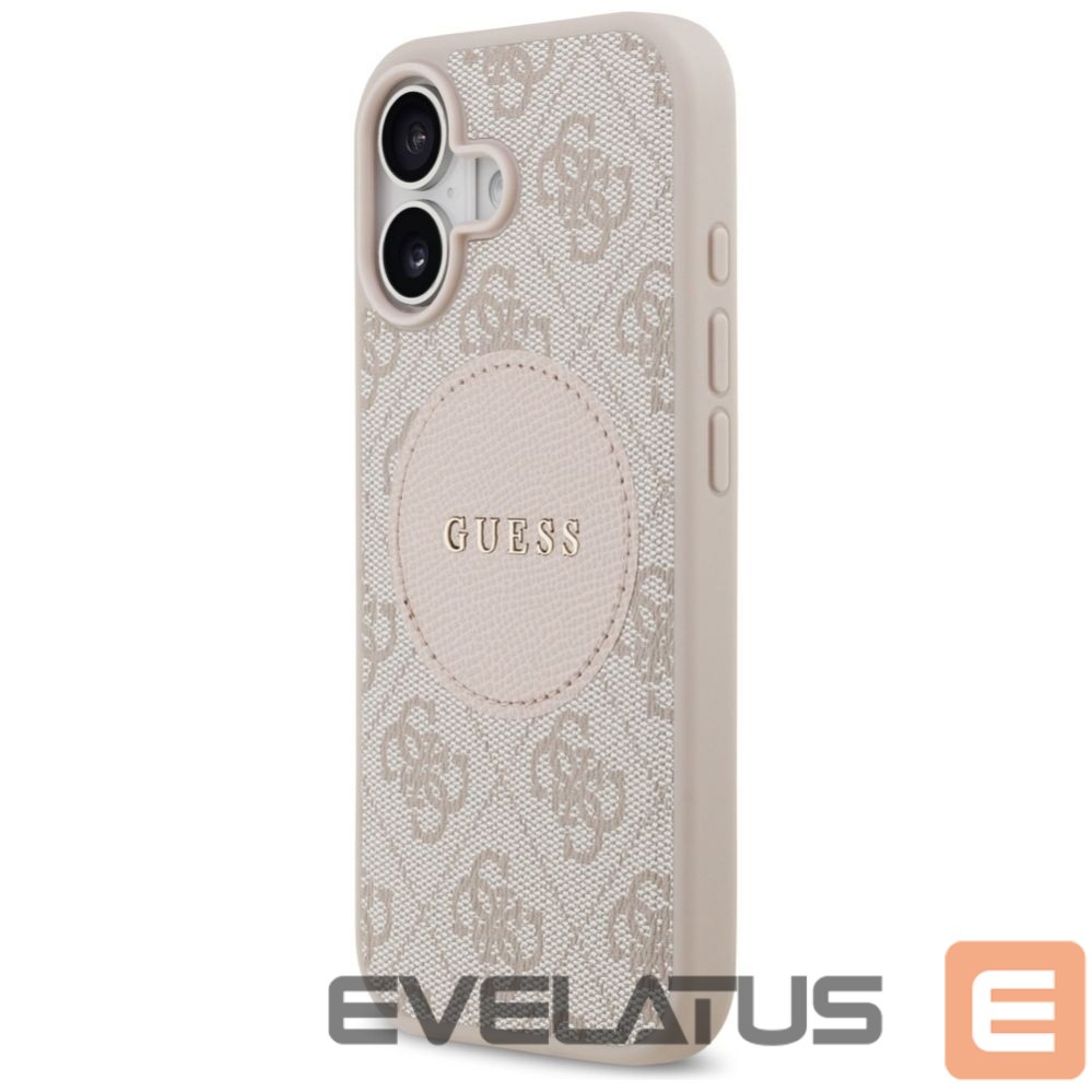Kitos prekės Guess Guess 4G Circle Classic Logo MagSafe Case for iPhone 17 - Pink