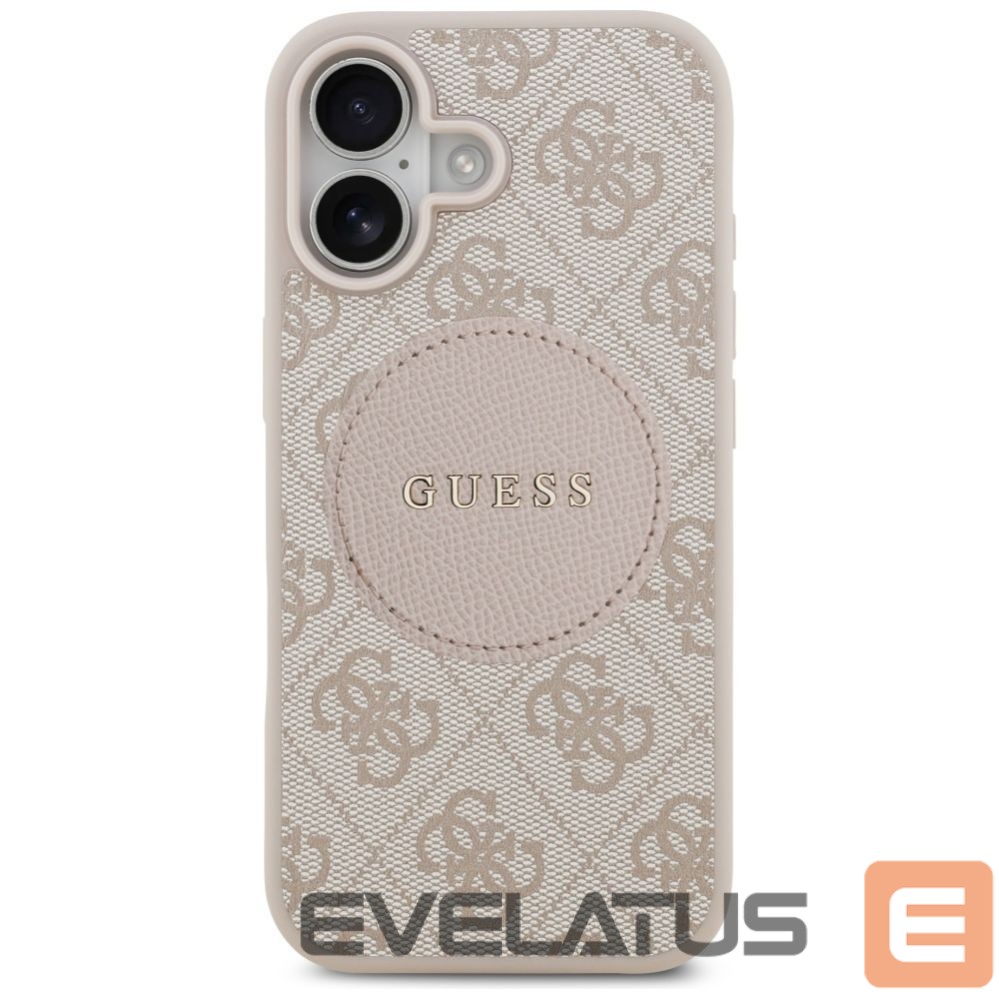 Kitos prekės Guess Guess 4G Circle Classic Logo MagSafe Case for iPhone 17 - Pink