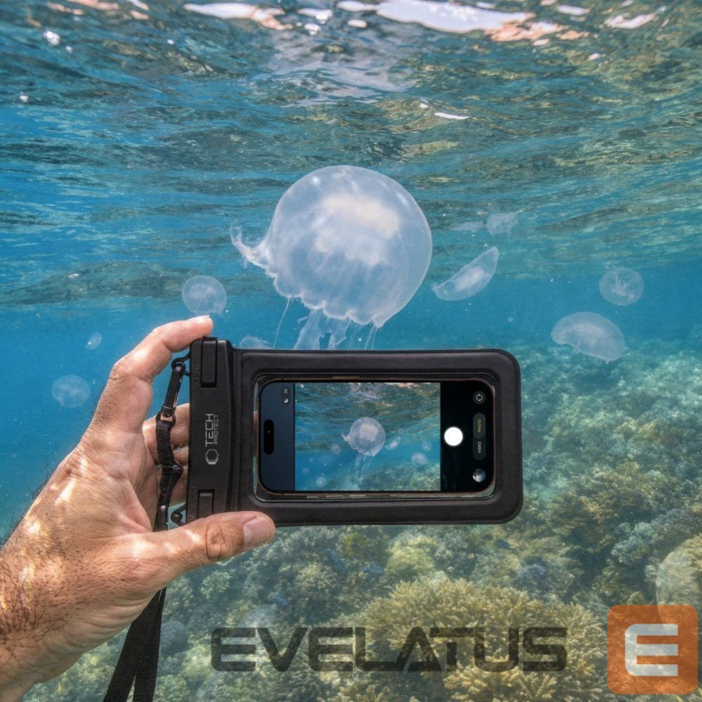 Kitos prekės Tech-Protect Tech-Protect UWC7 Waterproof Case 6.9" - Black