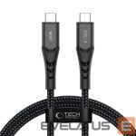 Kitos prekės Tech-Protect  Tech-Protect Ultraboost UB11T USB-C / USB-C PD 100W / QC3.0 Cable 100 cm - Black 