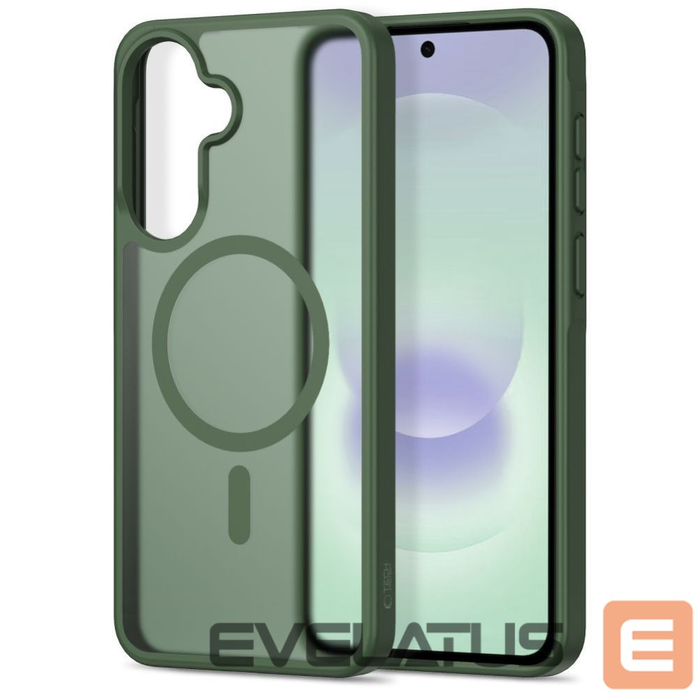 Kitos prekės Tech-Protect Tech-Protect Magmat MagSafe Case for Samsung Galaxy A36 / A56 / A37 5G - Matte Green