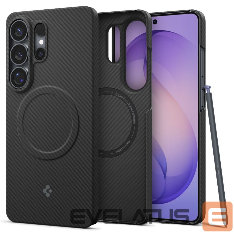 Kitos prekės Spigen Spigen AirSkin Aramid Mag MagSafe Case for Samsung Galaxy S26 Ultra - Black
