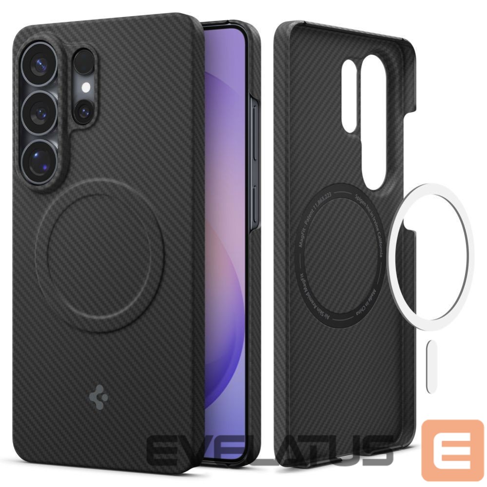 Kitos prekės Spigen Spigen AirSkin Aramid Mag MagSafe Case for Samsung Galaxy S26 Ultra - Black