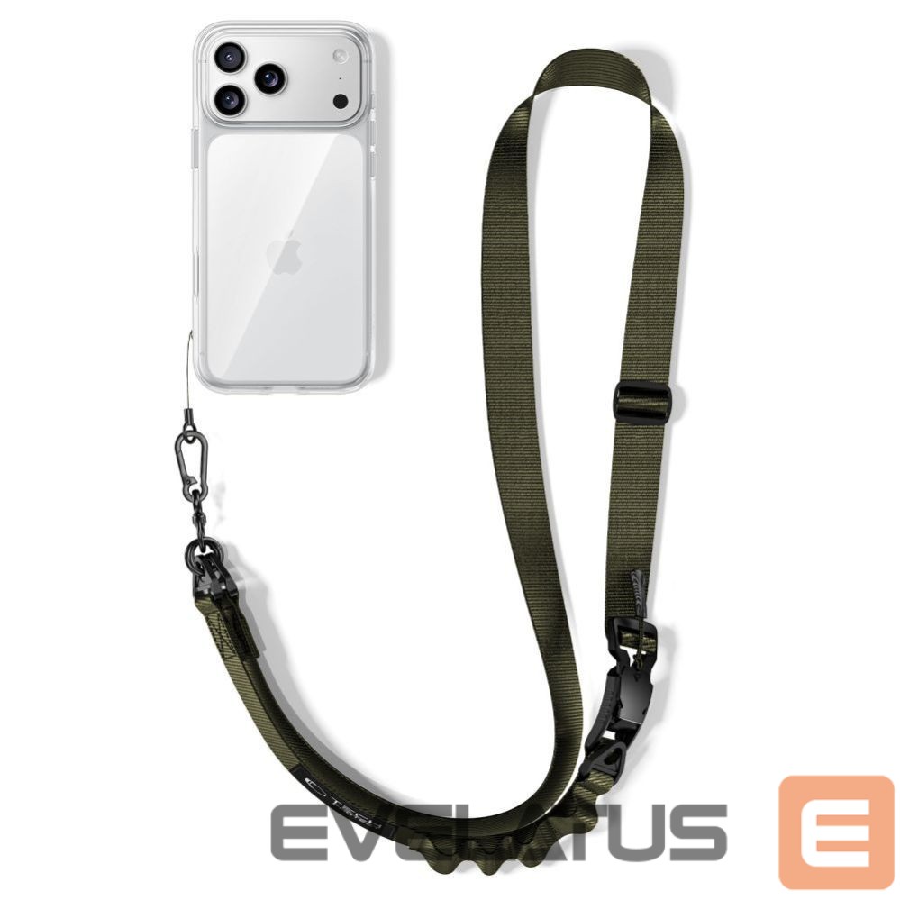 Kitos prekės Tech-Protect Tech-Protect C9S Rope Crossbody Phone Lanyard - Green