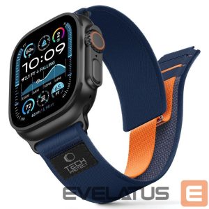 Kitos prekės Tech-Protect  Tech-Protect Nylon Elite Strap for Apple Watch 44 / 45 / 46 / 49 mm - Navy Blue 