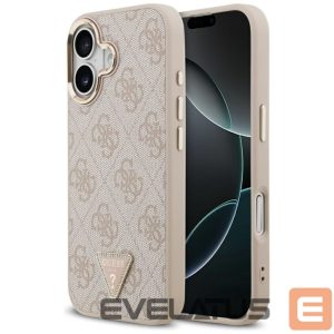 Kitos prekės Guess  Guess 4G Triangle Logo MagSafe Case for iPhone 17 - Rose Gold 
