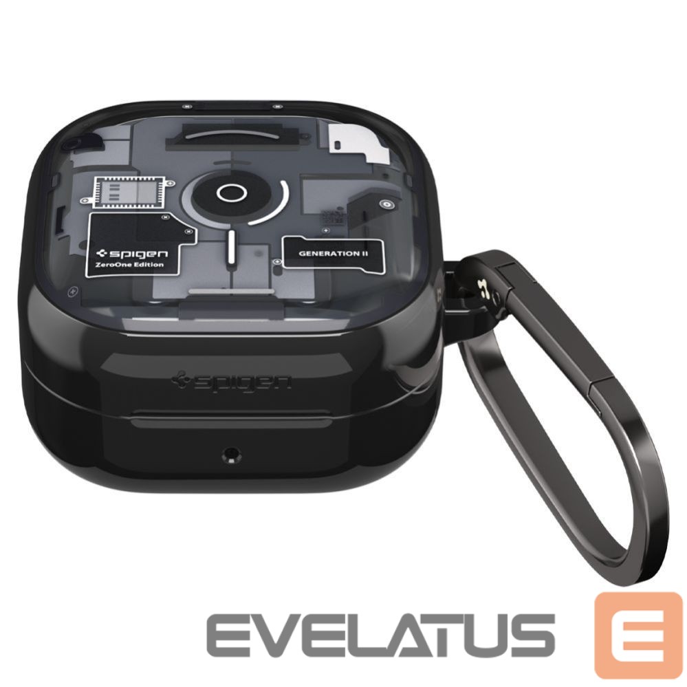 Kitos prekės Spigen Spigen Ultra Hybrid Zero One Case for Samsung Galaxy Buds 4 / 4 Pro - Black