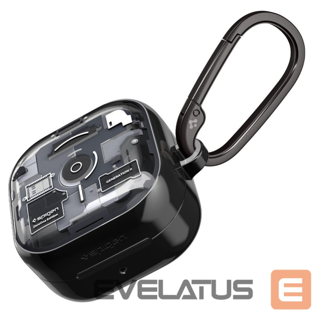 Kitos prekės Spigen Spigen Ultra Hybrid Zero One Case for Samsung Galaxy Buds 4 / 4 Pro - Black