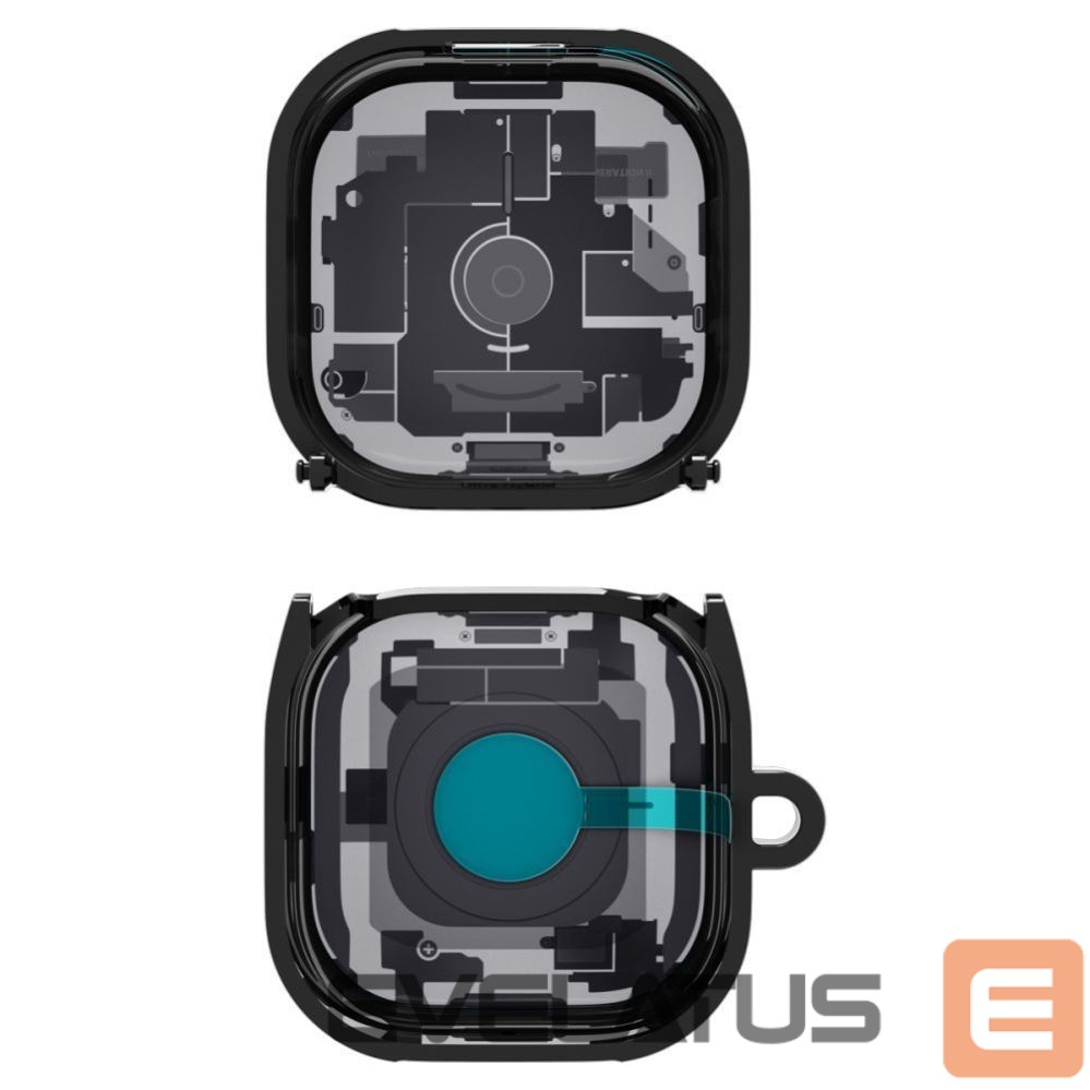 Kitos prekės Spigen Spigen Ultra Hybrid Zero One Case for Samsung Galaxy Buds 4 / 4 Pro - Black