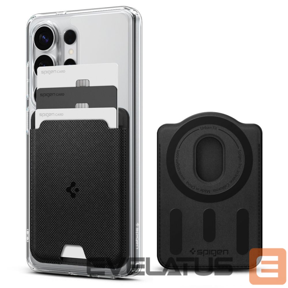 Kitos prekės Spigen Spigen Urban Fit MagSafe Magnetic Phone Wallet - Black