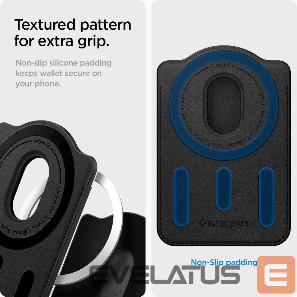 Kitos prekės Spigen Spigen Urban Fit MagSafe Magnetic Phone Wallet - Black