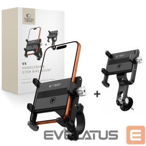 Kitos prekės Tech-Protect  Tech-Protect V5 Handlebar Mount - Black 
