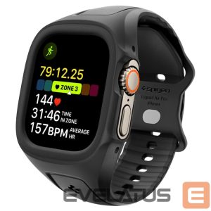 Kitos prekės Spigen  Spigen Liquid Air Pro Strap for Apple Watch Ultra 49mm - Black 