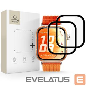 Kitos prekės Tech-Protect  Tech-Protect Glass Flex+ 2-Pack Hybrid Glass for Huawei Watch Fit 5 Pro - Black 