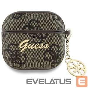 Kitos prekės Guess  Guess GUA4G4GSMW AirPods 4 cover brown 4G Charm Collection 