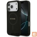Kitos prekės Guess  Guess Saffiano Classic Logo MagSafe Case for iPhone 17 Pro - Black 