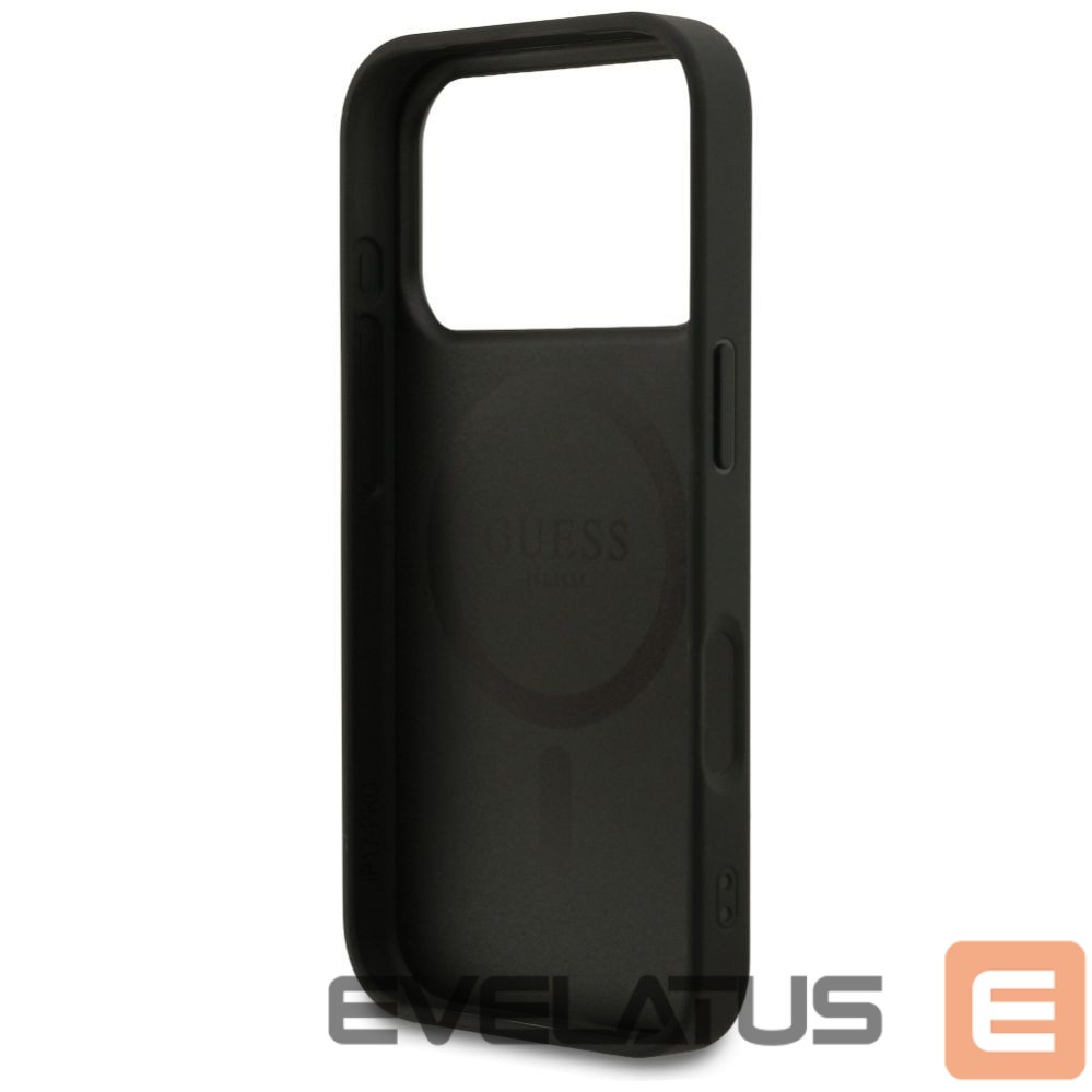 Kitos prekės Guess Guess Saffiano Classic Logo MagSafe Case for iPhone 17 Pro - Black