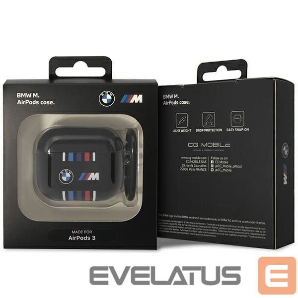 Kitos prekės BMW Mercedes AMG Debossed Lines Case for iPhone 13 / 14 / 15 - Black