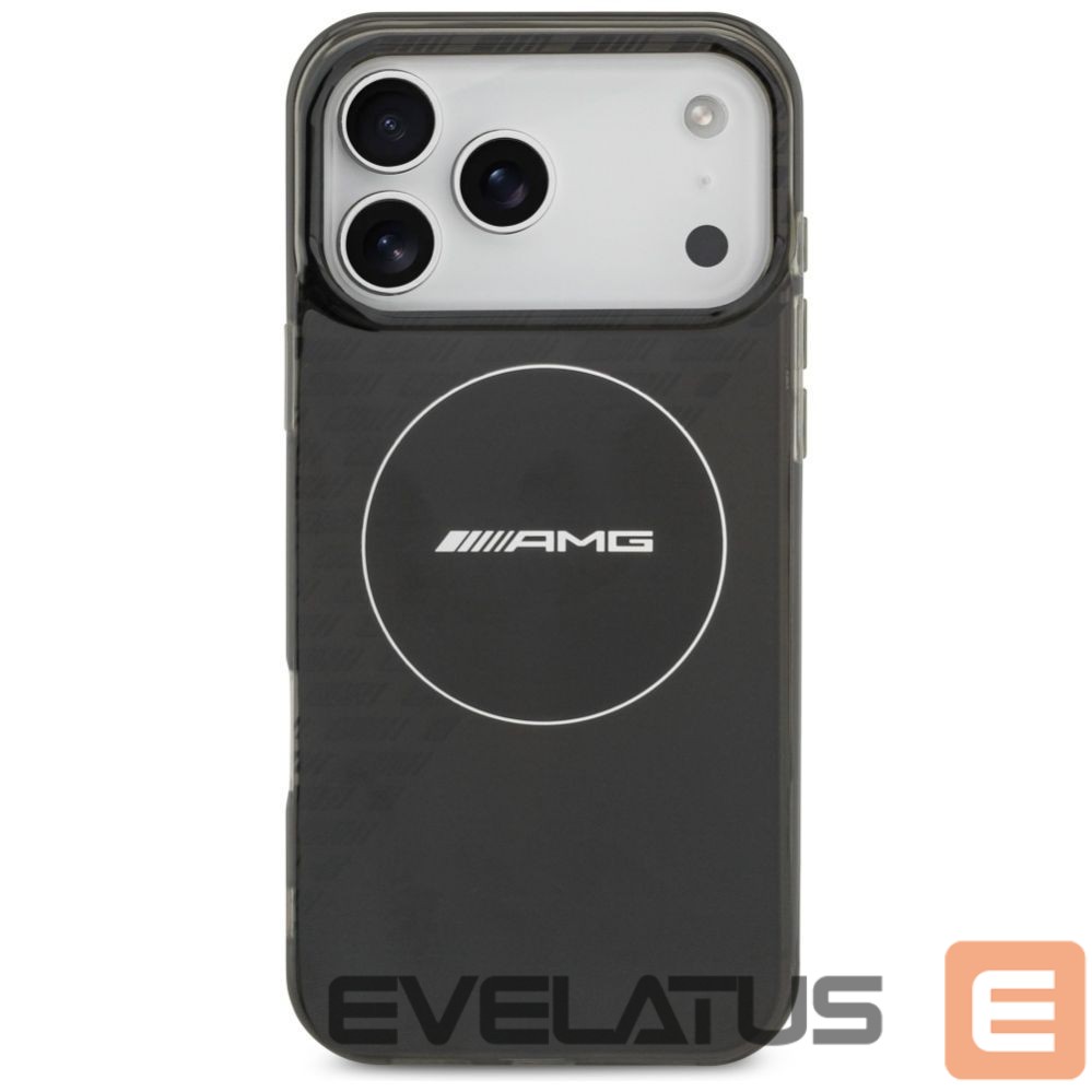 Kitos prekės Mercedes-Benz AMG Double Layer Transparent Smocked MagSafe Case for iPhone 17 Pro Max - Black