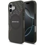 Kitos prekės Mercedes-Benz  AMG Double Layer Transparent Rhombs MagSafe Case for iPhone 17 - Black and Red 