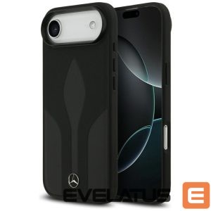Kitos prekės Mercedes-Benz  Mercedes Leather The Move MagSafe case for iPhone 17 Air - black 