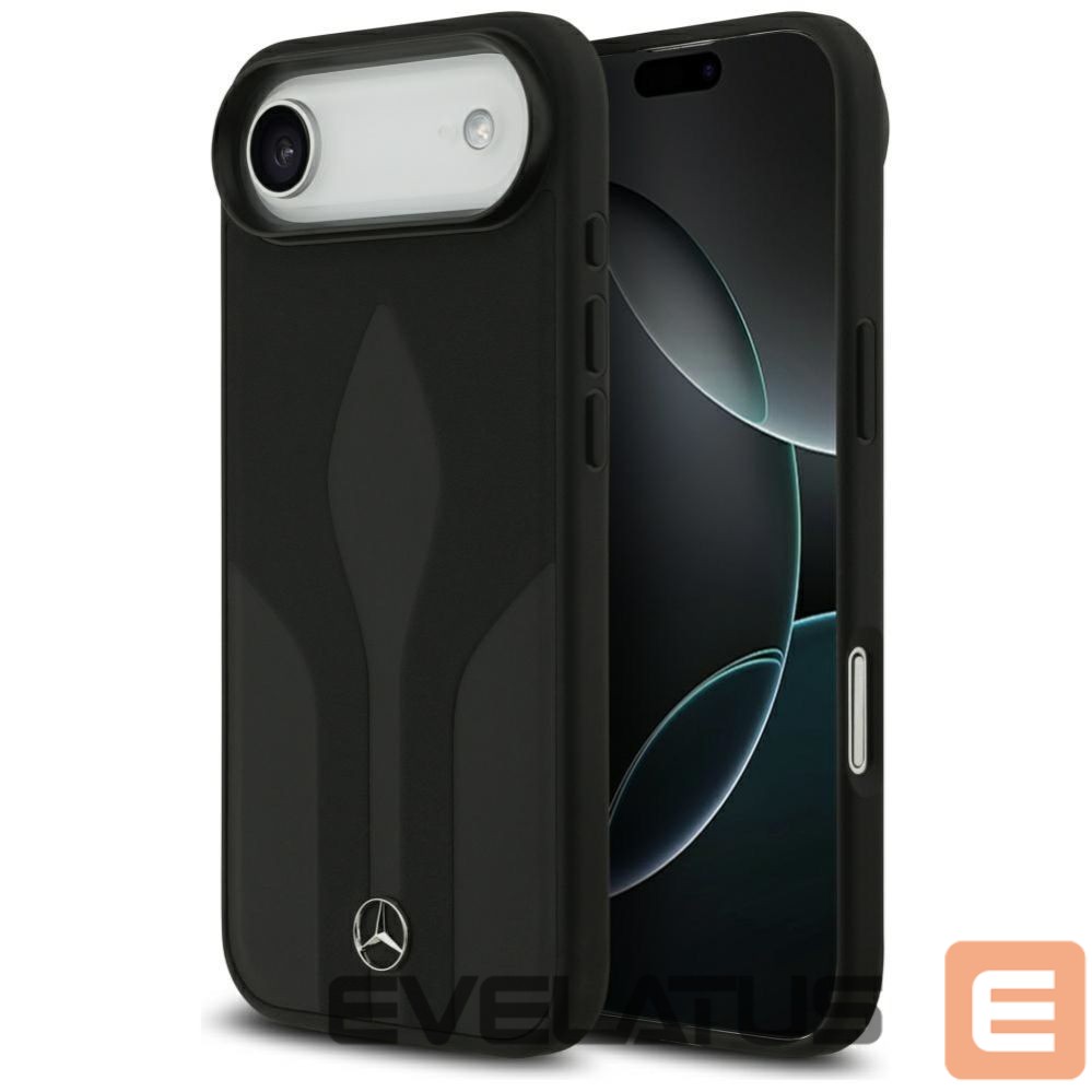Kitos prekės Mercedes-Benz Mercedes Leather The Move MagSafe case for iPhone 17 Air - black