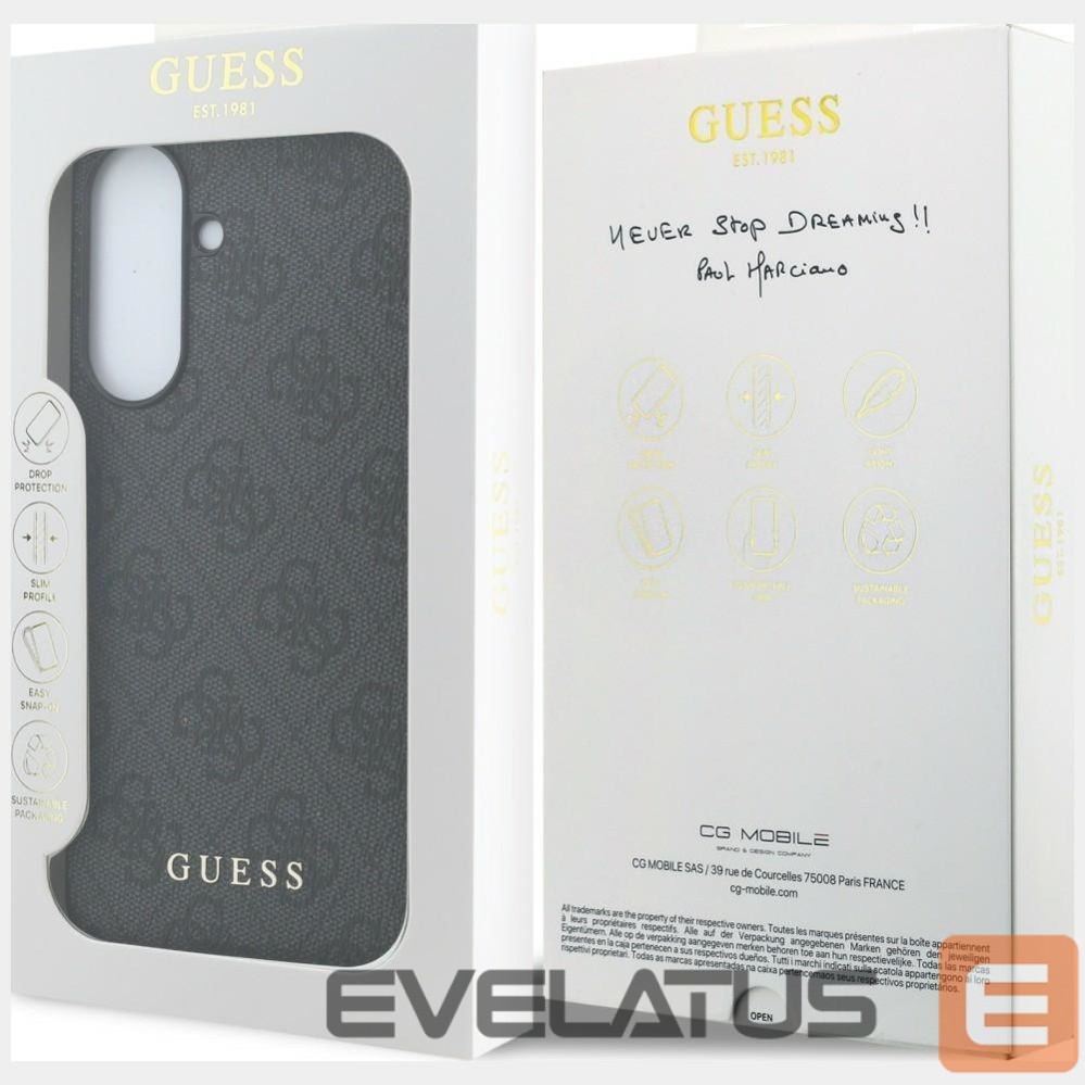 Kitos prekės Guess Tech-Protect Softshell Case for MacBook Air 15" 2023 / 2024 / 2025 / 2026 - Transparent