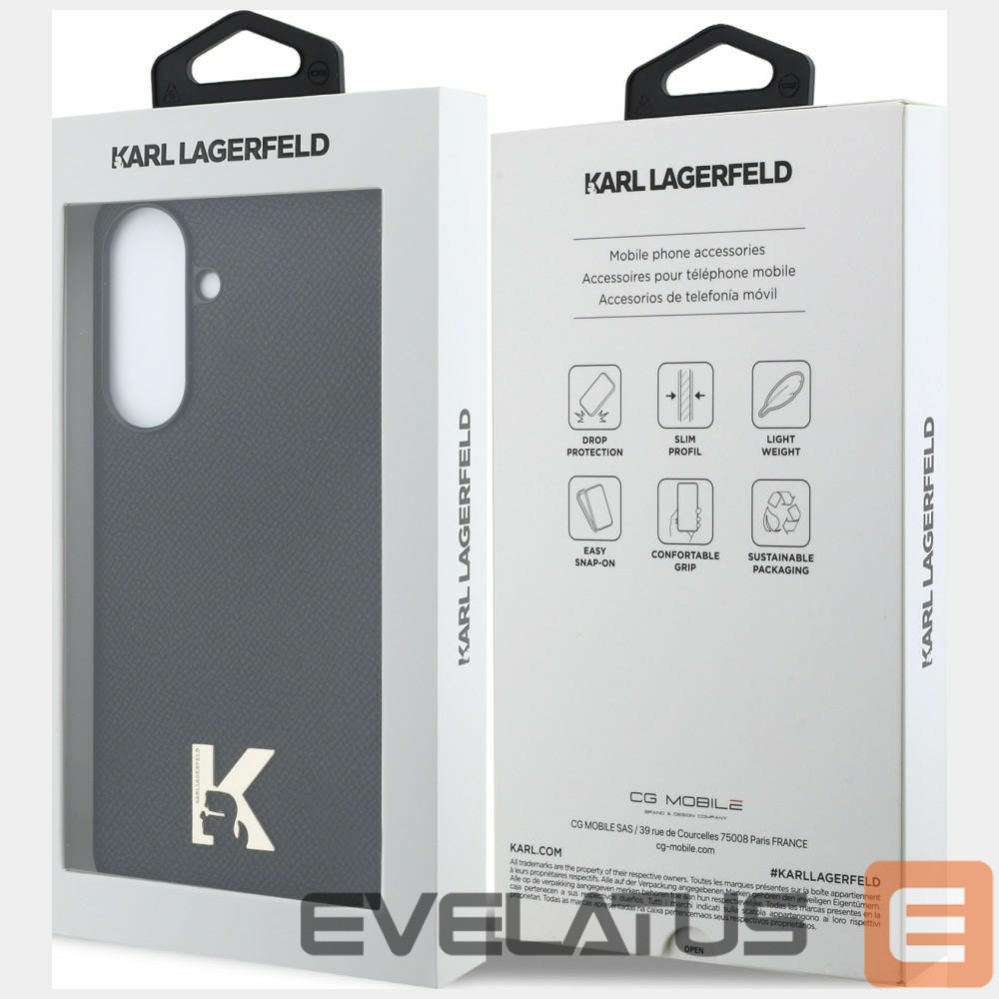 Kitos prekės Karl Lagerfeld 3mk Fortis MagCase for Samsung Galaxy S24 Ultra - black