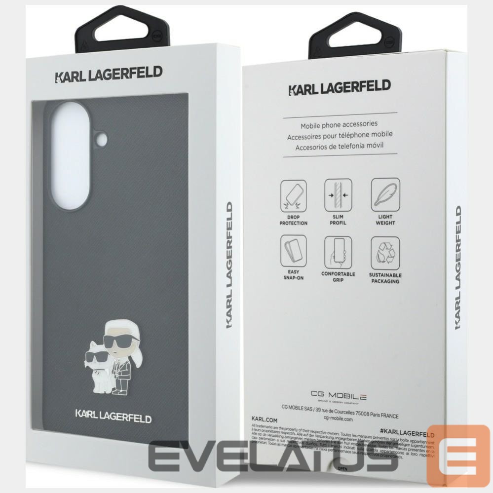 Kitos prekės Karl Lagerfeld 3mk Fortis MagCase for Samsung Galaxy S24 Ultra - black