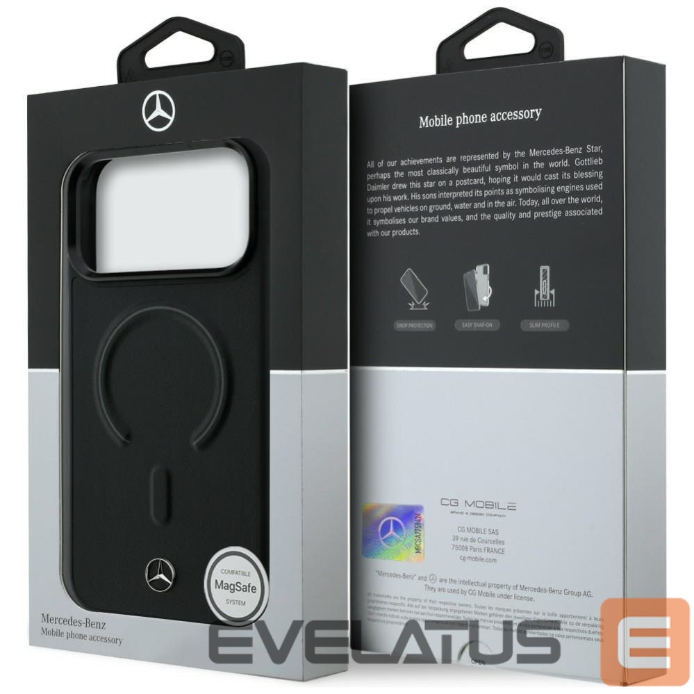 Kitos prekės Mercedes-Benz 3mk Fortis MagCase for Samsung Galaxy S24 Ultra - black