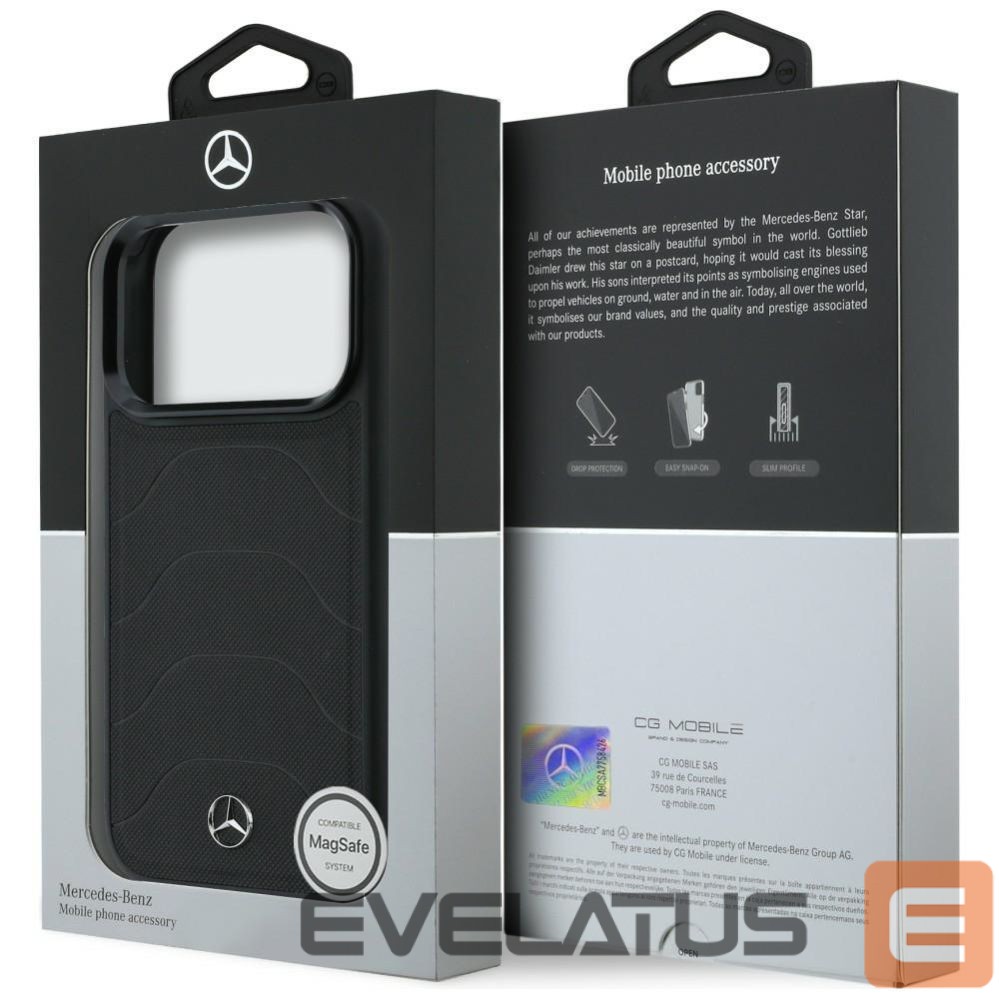 Kitos prekės Mercedes-Benz 3mk Fortis MagCase for Samsung Galaxy S24 Ultra - black