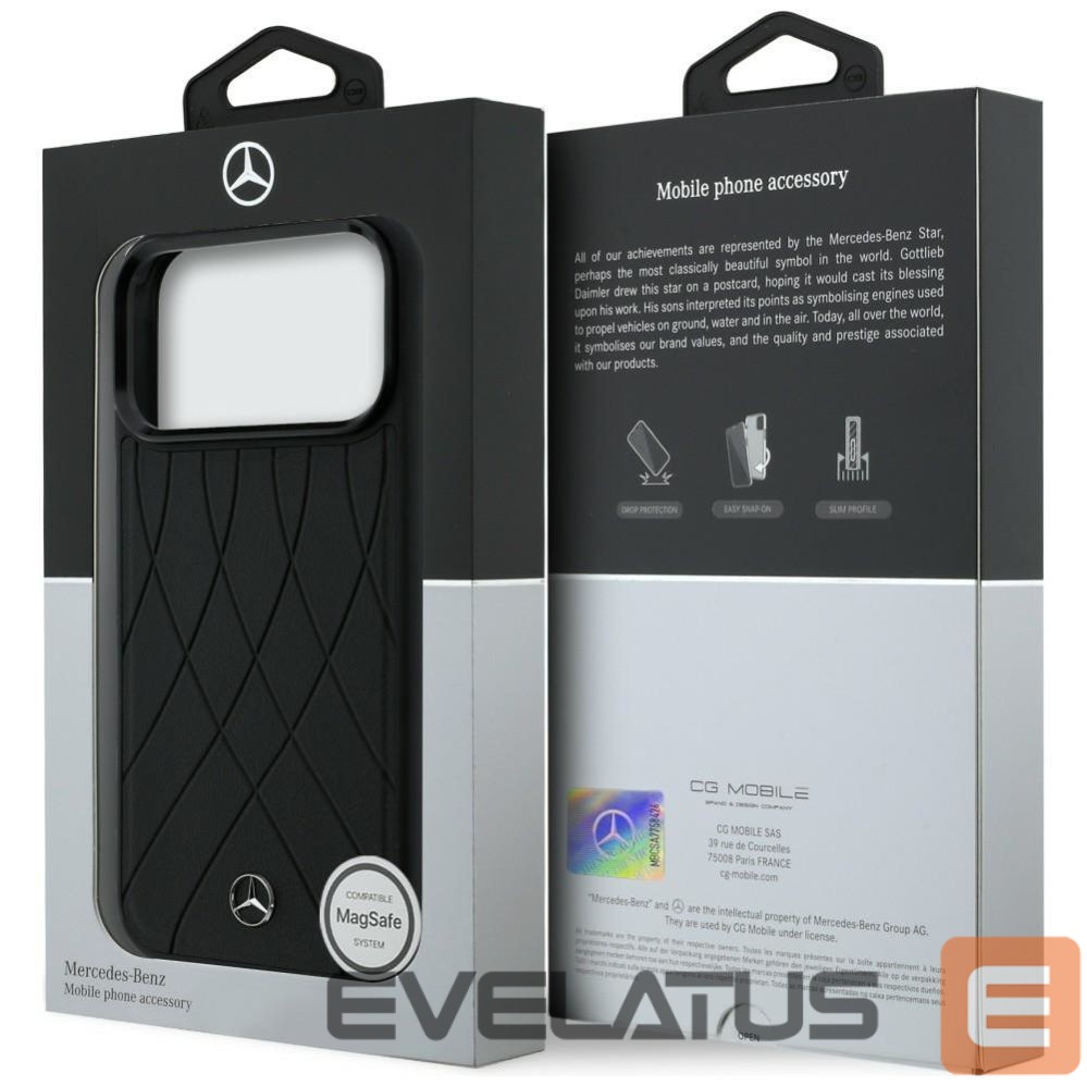 Kitos prekės Mercedes-Benz 3mk Fortis MagCase for Samsung Galaxy S24 Ultra - black