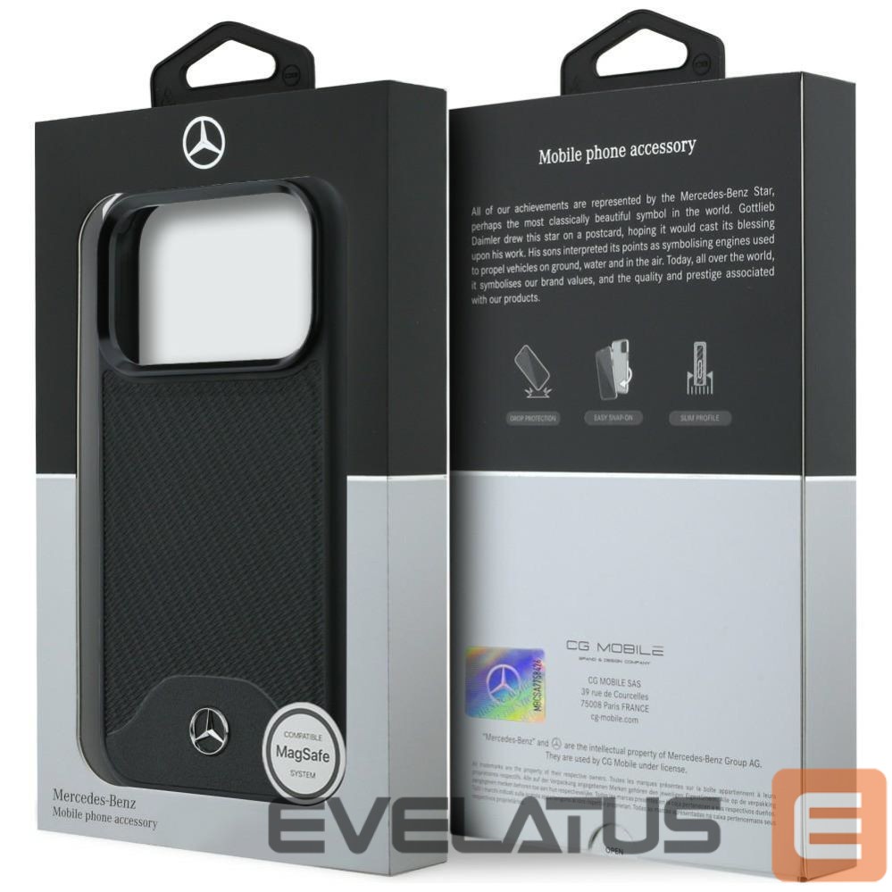 Kitos prekės Mercedes-Benz 3mk Fortis MagCase for Samsung Galaxy S24 Ultra - black