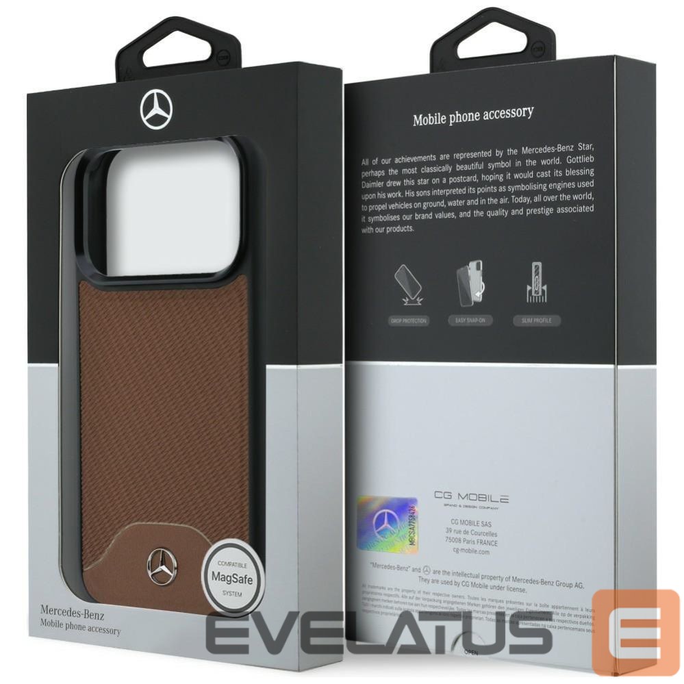 Kitos prekės Mercedes-Benz 3mk Fortis MagCase for Samsung Galaxy S24 Ultra - black
