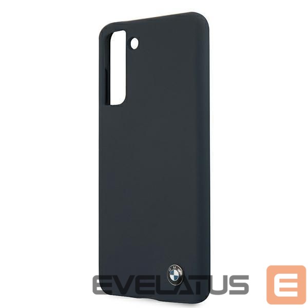 Nugarėlės dėklai BMW Etui BMW BMHCS21SSILNA S21 G991 granatowy/navy hardcase Silicone Signature