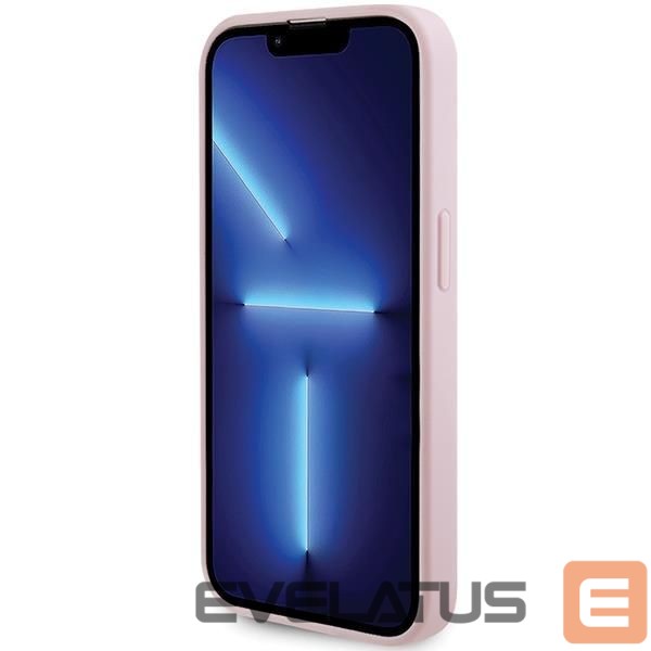 Nugarėlės dėklai Guess Guess GUHMP14LPSAHMCP case for iPhone 14 Pro - pink Saffiano MagSafe