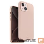 Nugarėlės dėklai UNIQ  Uniq Lino Hue Magclick Charging case for iPhone 15 - pink 