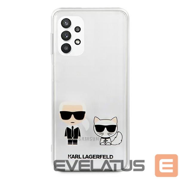 Nugarėlės dėklai Karl Lagerfeld Karl Lagerfeld KLHCA32CKTR A326 A32 5G hardcase Transparent Karl & Choupette