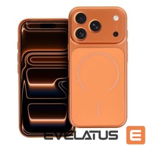 Nugarėlės dėklai OEM - Case for iPhone 17 AIR Make 17 compatible with MagSafe orange 