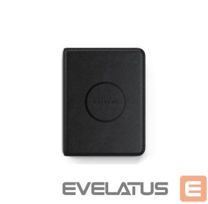 Kitas kompiuterio priedas Satechi  Locator compatible with Apple Find My Satechi FindAll Passport Cover shape Vegan Leather ST-VPCK black 