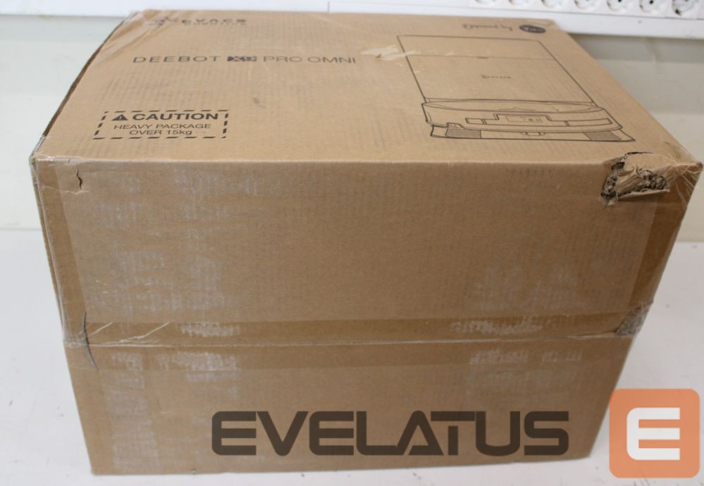 Dulkių siurblys Ecovacs SALE OUT. DEEBOT X9 PRO OMNI Vacuum cleaner, Robot, Wet&Dry, ZeroTangle Technology, TruEdge Adaptive Edge Mopping, YIKO AI, Black + | Robotic Vacuum Cleaner | DEEBOT X9 PRO OMNI | Wet&Dry | Li-ion | 6400 mAh | Dust capacity 0.22 L | 16600 Pa | Black | DAMAGED PACKAGING