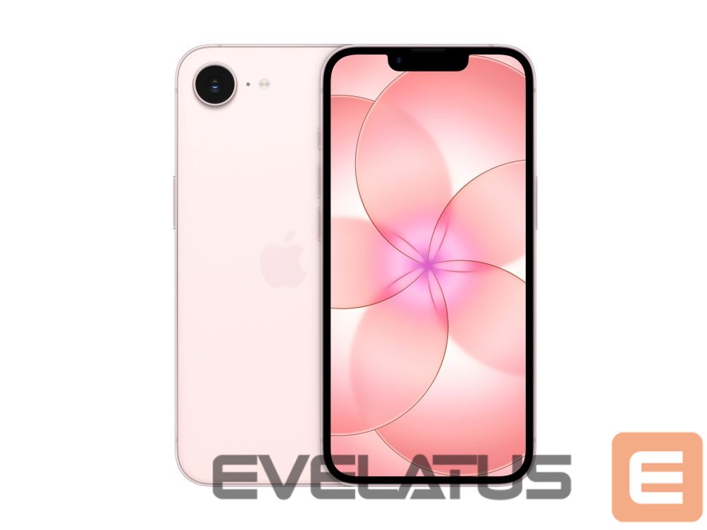 Išmanusis telefonas Apple | iPhone 17e | Soft Pink | 6.1 " | 2532 x 1170 pixels | A19 | Internal RAM 8 GB | 256 GB | Dual SIM | Nano SIM | 4G | 5G | Main camera resolution 48 MP | iOS | Secondary camera resolution 12 MP | 26